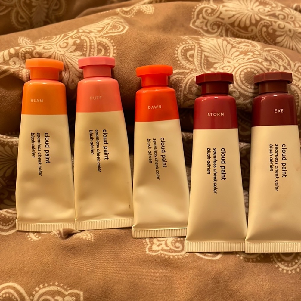 Glossier Cloud Paint - Beam, Puff, Dawn, Storm and Eve